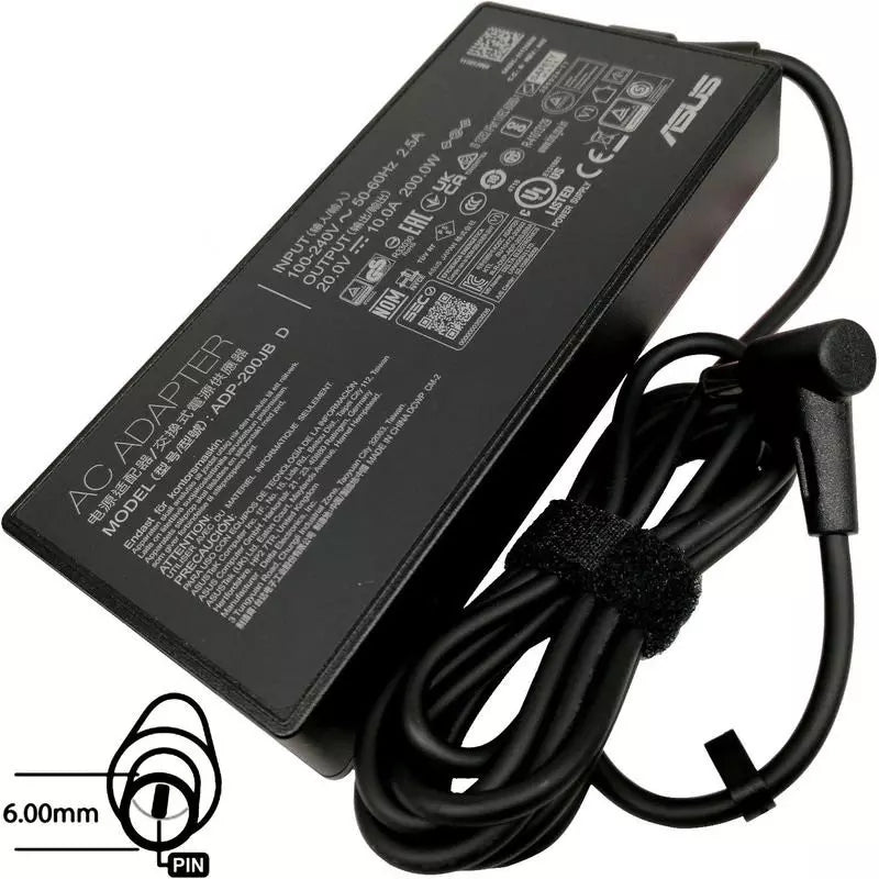 ASUS 200W Laptop Charger for ASUS ROG Strix, Asus ROG Zephyrus Series ASUS 200W Laptop Charger for ASUS ROG Strix, Asus ROG Zephyrus Series